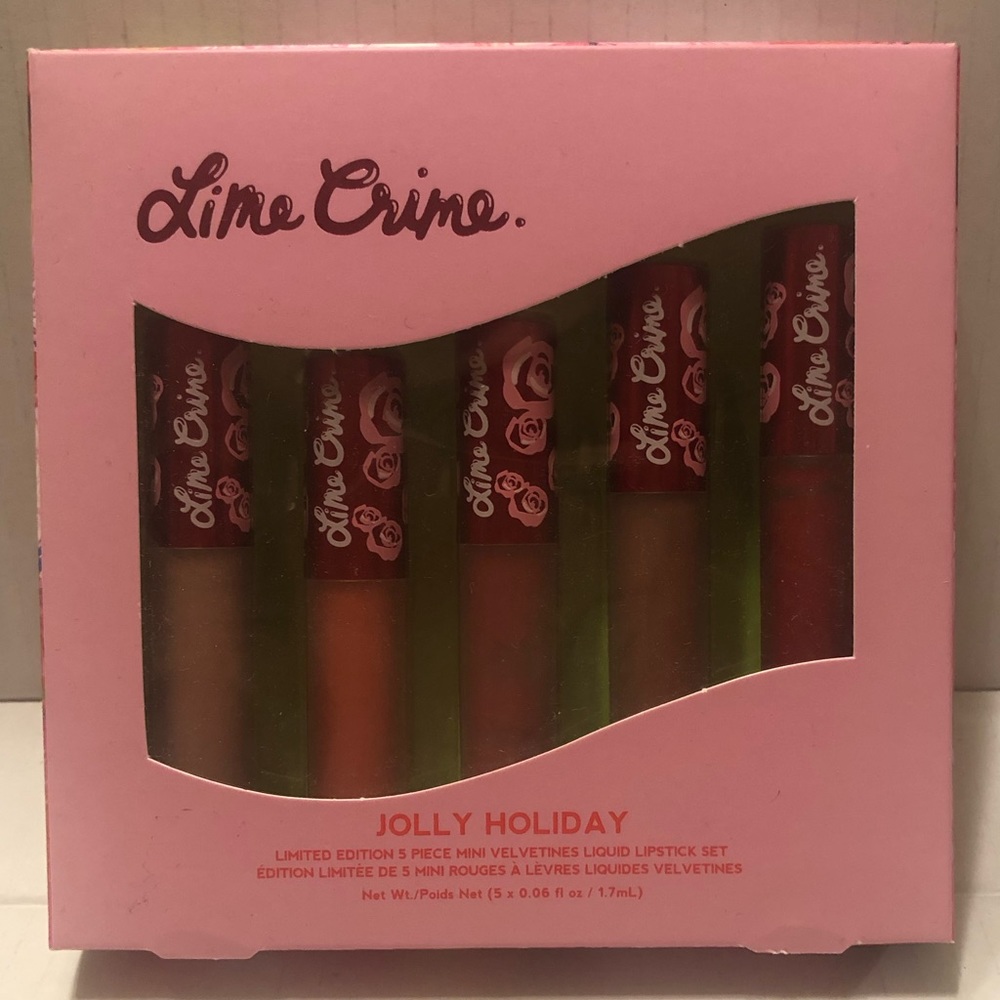 Lime Crime Jolly Holiday Lip Collection